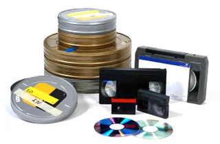 Videotapes and film reels for digital transfer
